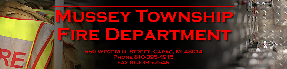 Mussey Township Fire Department 550 W Mill St Capac, MI 48014 - Phone: (810) 395-4915